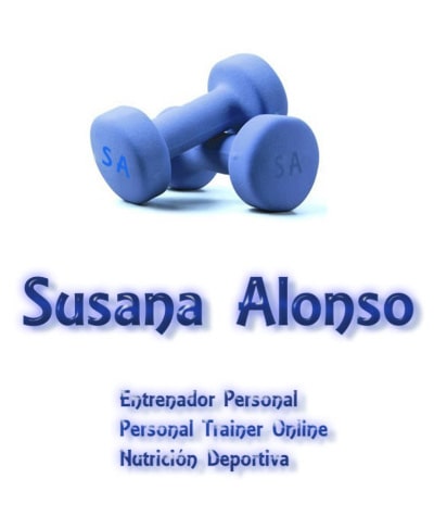 Entrenador Personal Susana Alonso Fitness. Contacto Logo